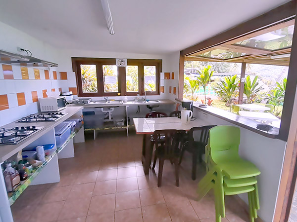Hébergement à Moorea Fare Arana Parties communes